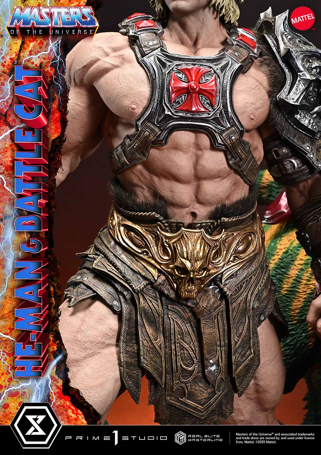 Masters of the Universe He-Man & Battle Cat Ultimate Bonus version By Prime 1 Studio