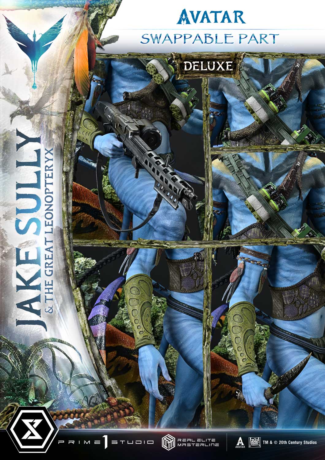 Jake Sully & The Great Leonopteryx Deluxe Bonus Version Statue By Prime 1 Studio