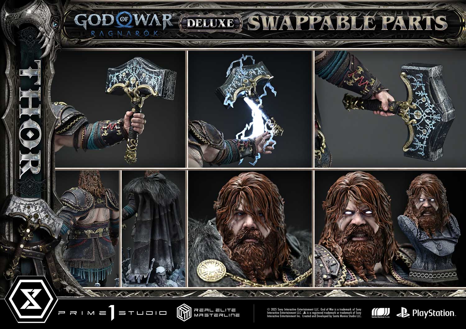 God Of War Ragnarok Thor Deluxe Bonus Version Statue By Prime1 Studios