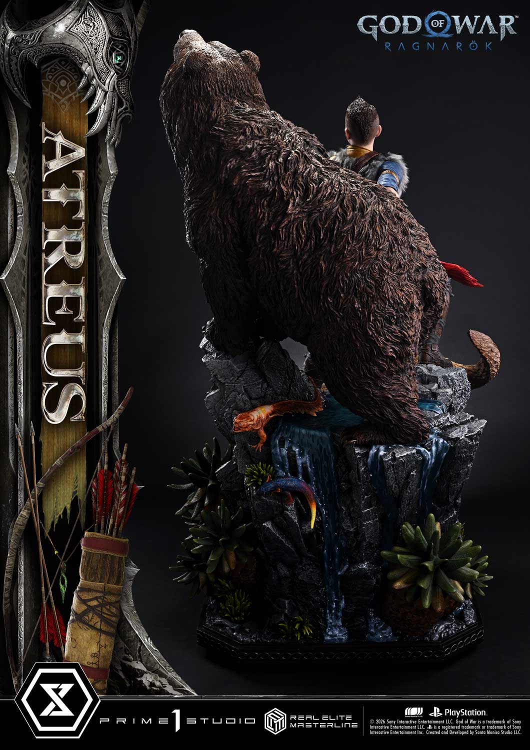 God Of War: Ragnarok Atreus Deluxe Bonus Version Statue By Prime1 Studios