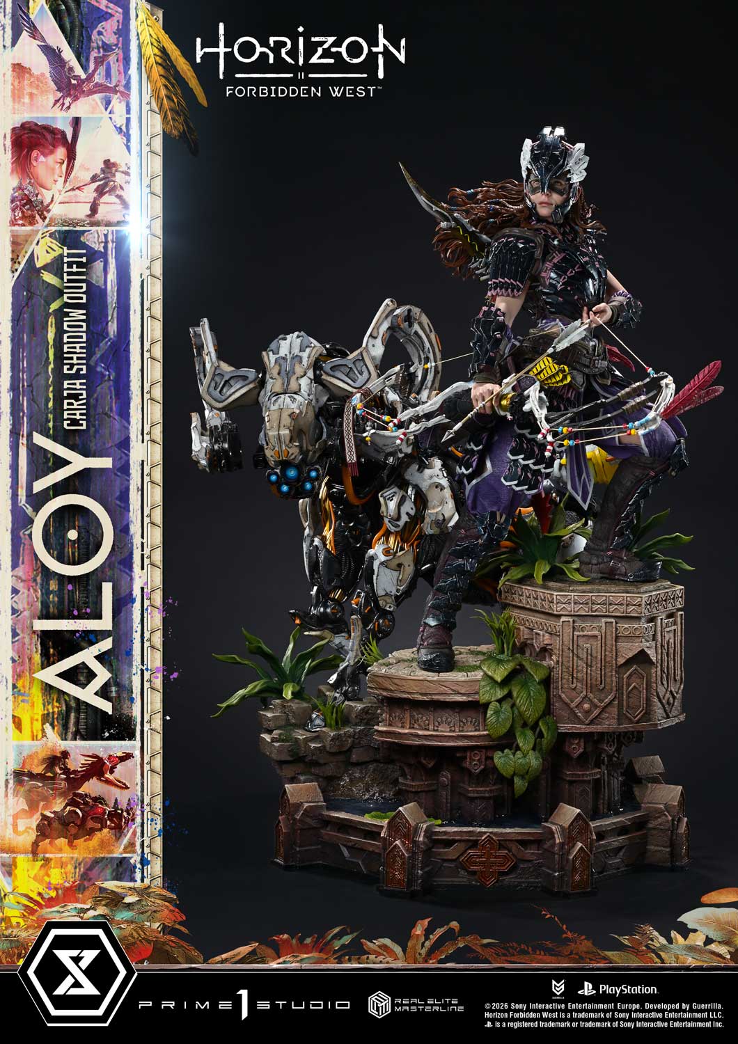 Horizon Forbidden West Aloy Carja Shadow Outfit DX Bonus Version By Prime 1 Studios