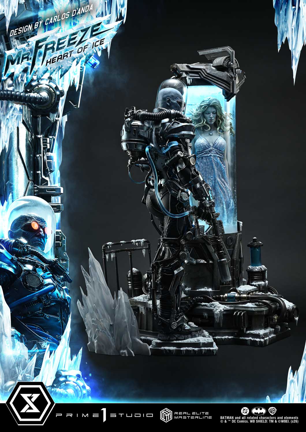 Mr. Freeze Heart of Ice (Design by Carlos D'Anda) DX Bonus Ver. 1/3 statue By Prime 1 Studio