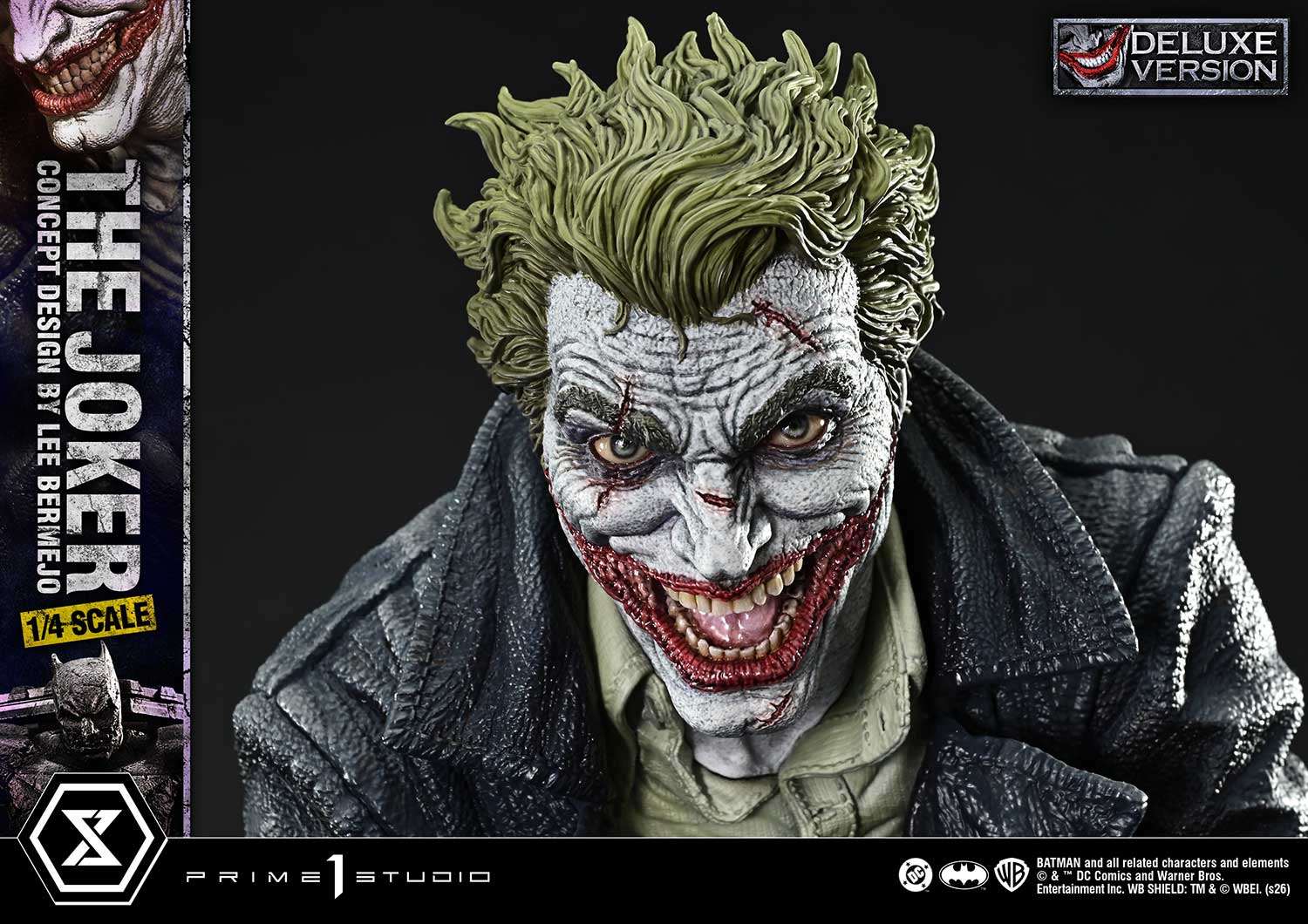 The Joker (Concept Design by Lee Bermejo) DX Bonus Ver. 1/4 Scale by Prime 1 Studio