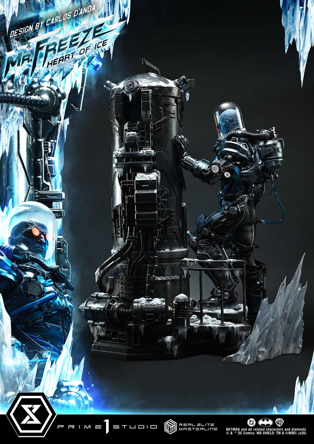 Mr. Freeze Heart of Ice (Design by Carlos D'Anda) DX Bonus Ver. 1/3 statue By Prime 1 Studio