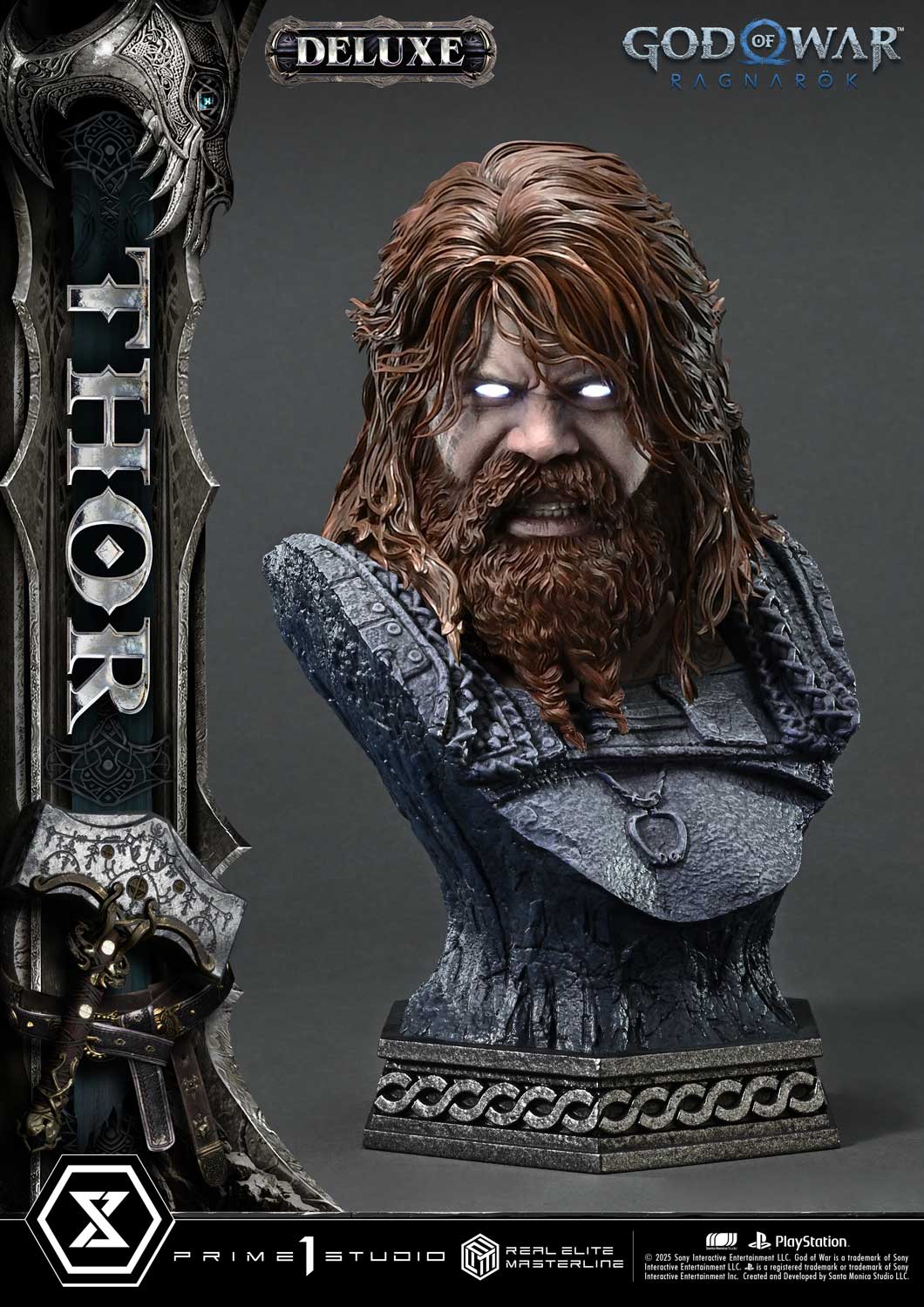 God Of War Ragnarok Thor Deluxe Bonus Version Statue By Prime1 Studios