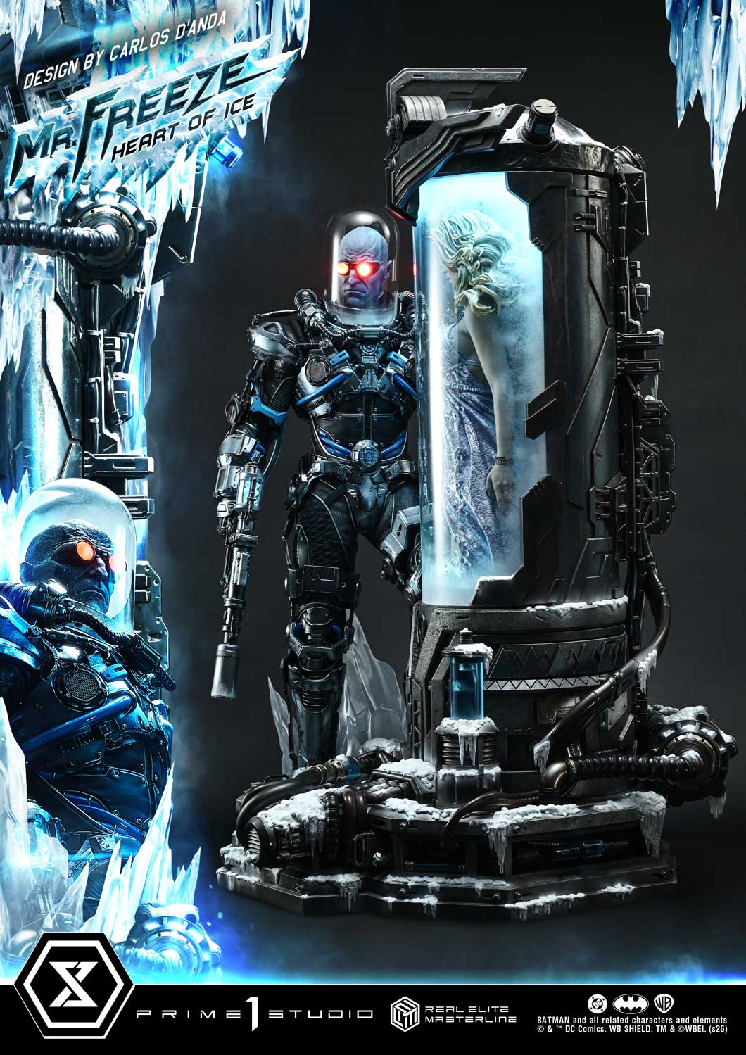 Mr. Freeze Heart of Ice (Design by Carlos D'Anda) DX Bonus Ver. 1/3 statue By Prime 1 Studio