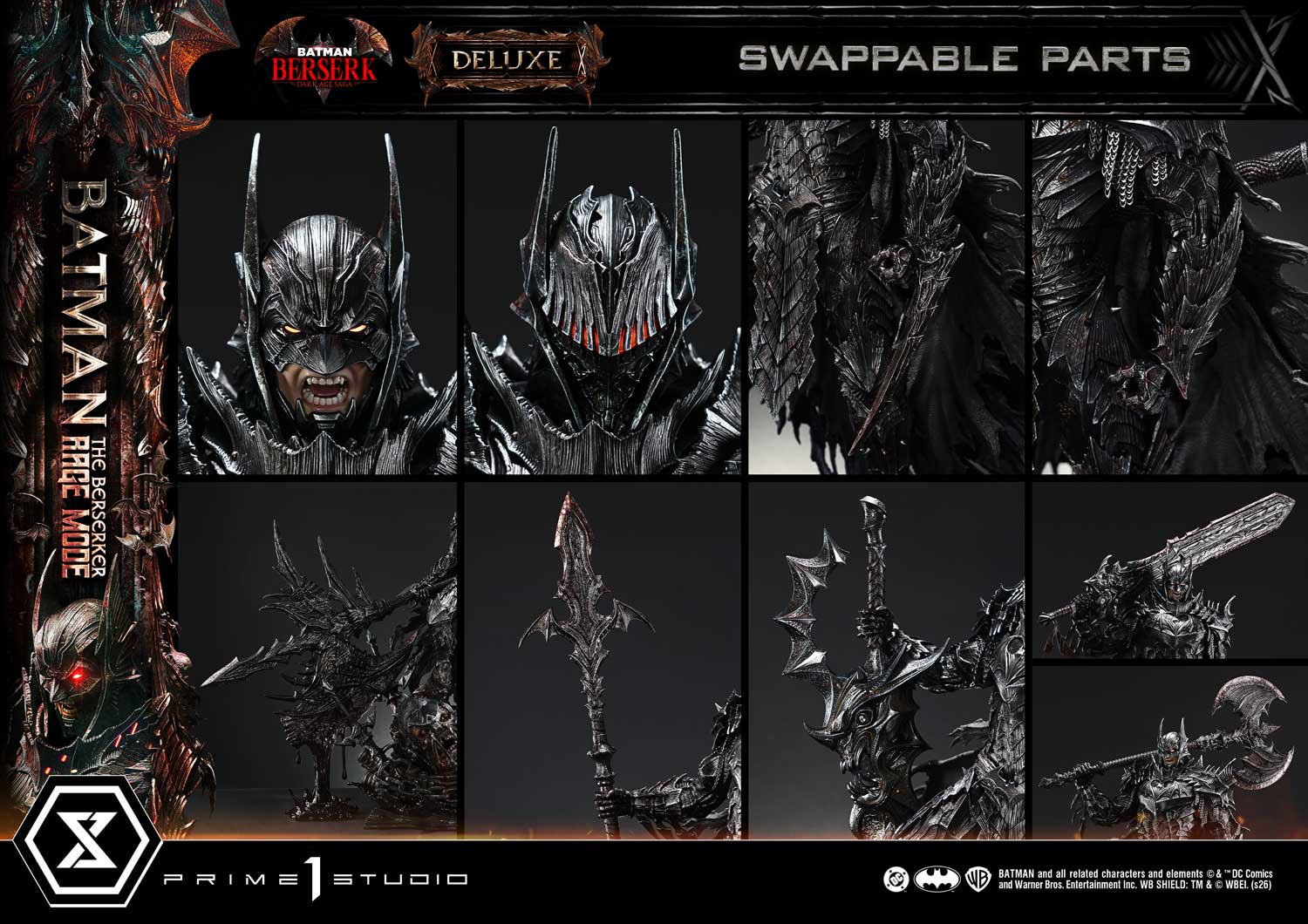 Batman: The Berserker Rage Mode DX Bonus Version Statue By Prime 1 studio