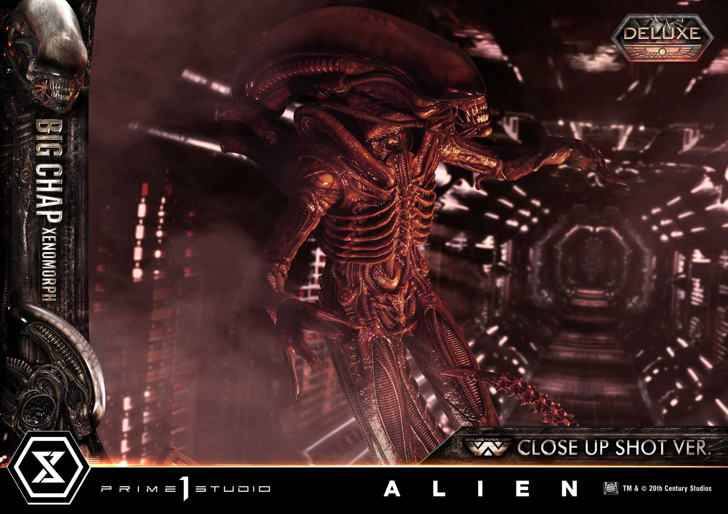 Alien (Film) Big Chap Xenomorph Close Up Shot ver. Deluxe Bonus By Prime1 Studio