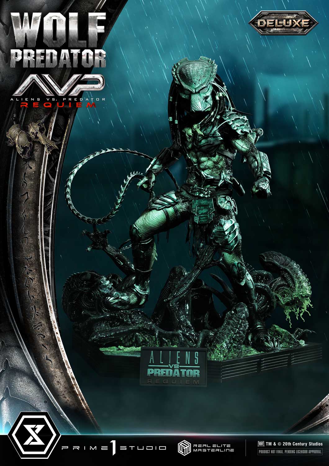 Wolf Predator (Aliens vs. Predator: Requiem) DX Bonus Version 1/3 Statue By Prime 1 Studio