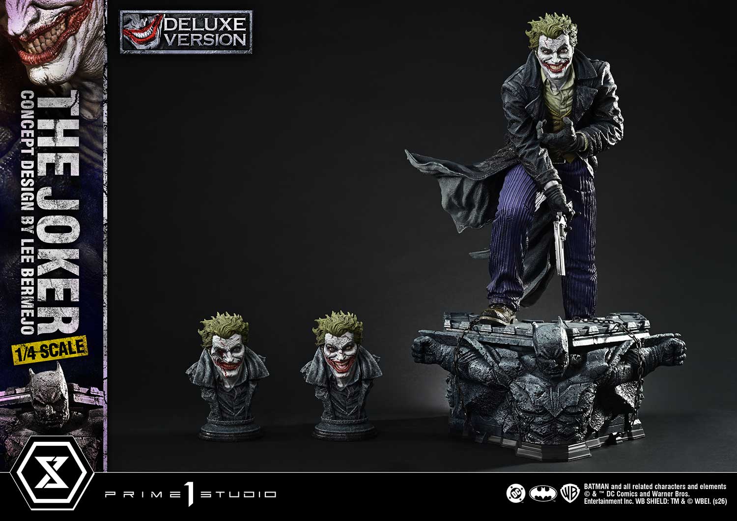The Joker (Concept Design by Lee Bermejo) DX Bonus Ver. 1/4 Scale by Prime 1 Studio