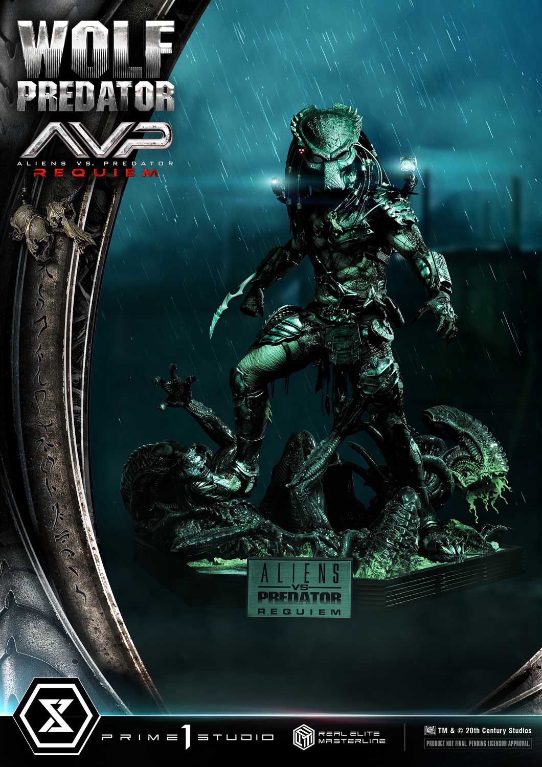 Wolf Predator (Aliens vs. Predator: Requiem) DX Bonus Version 1/3 Statue By Prime 1 Studio