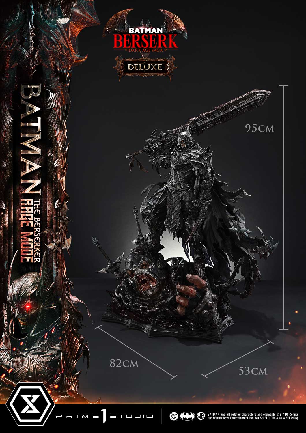 Batman: The Berserker Rage Mode DX Bonus Version Statue By Prime 1 studio