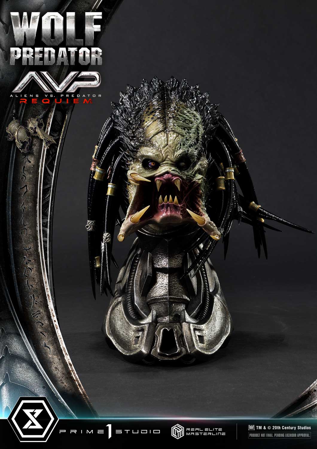 Wolf Predator (Aliens vs. Predator: Requiem) DX Bonus Version 1/3 Statue By Prime 1 Studio