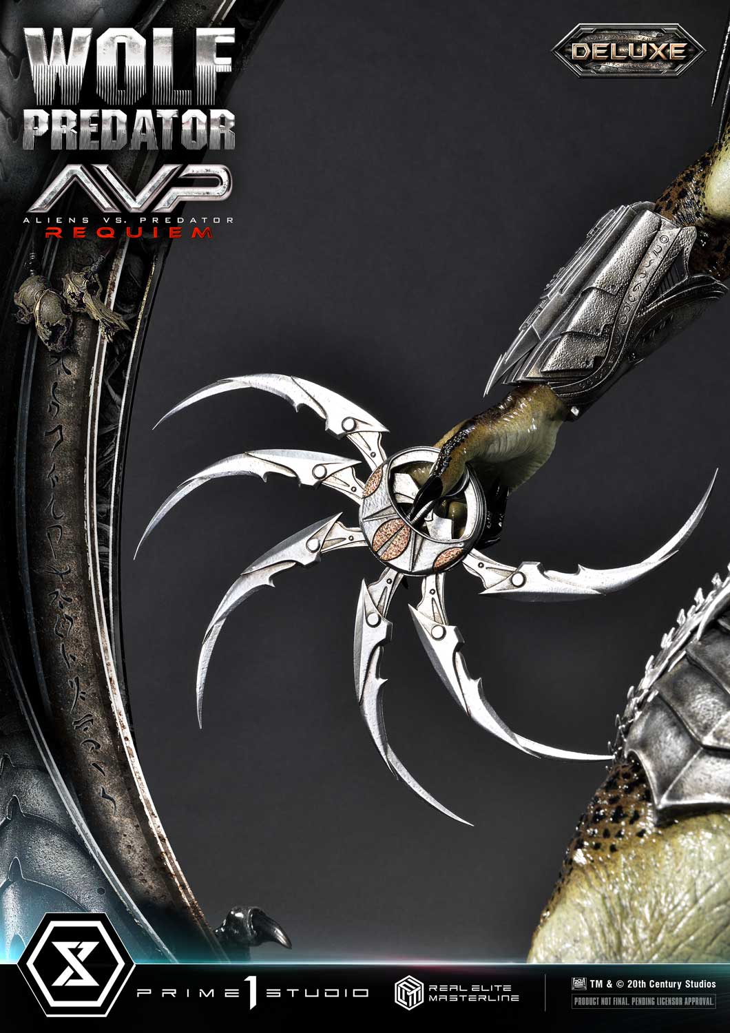 Wolf Predator (Aliens vs. Predator: Requiem) DX Bonus Version 1/3 Statue By Prime 1 Studio