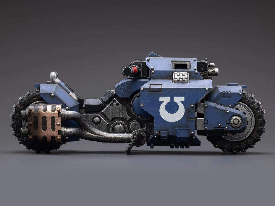 JOYTOY Warhammer 40k Ultramarines Raider-Pattern Combat Bike 1/18 Scale