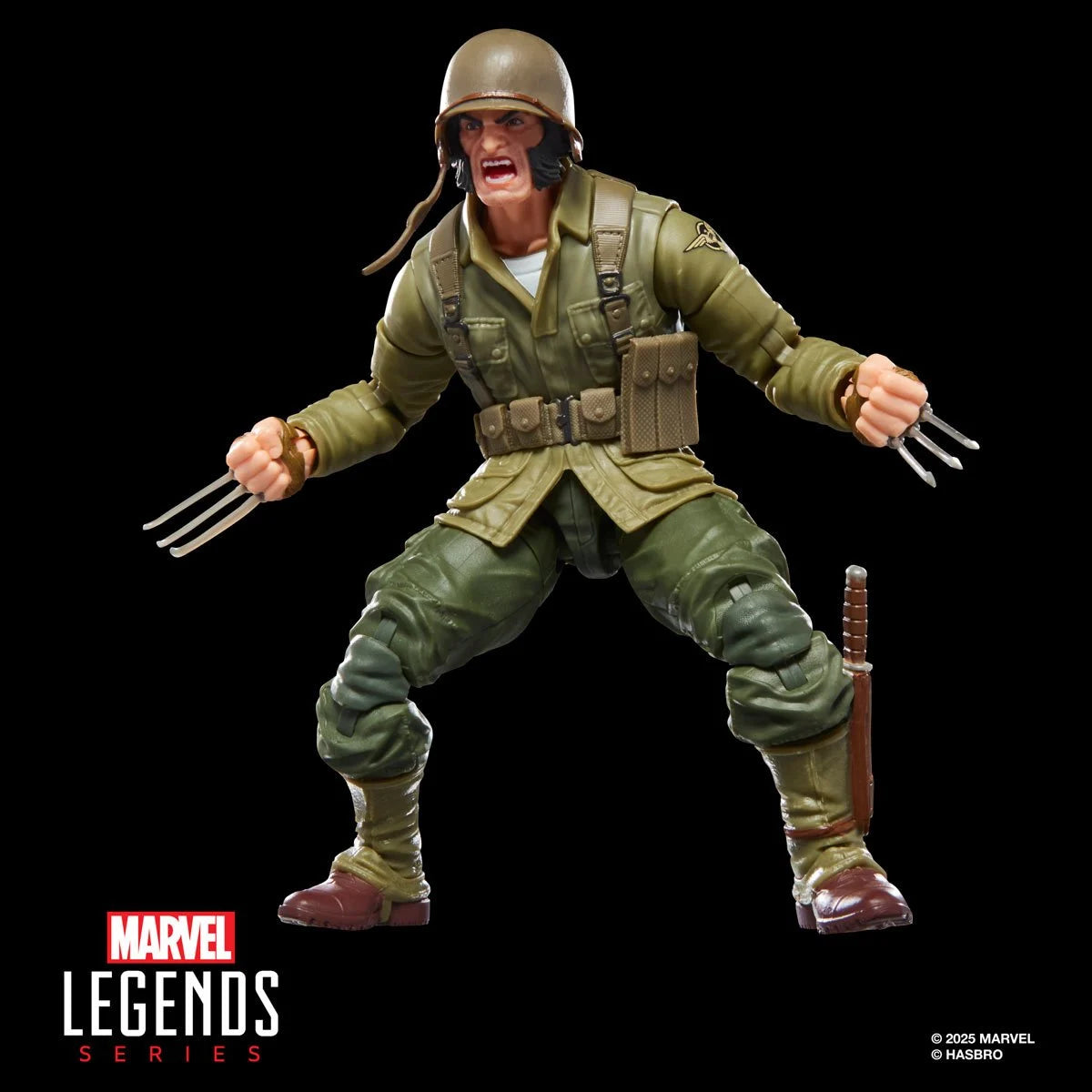 Marvel Legends Series Wolverine (WWII Logan) X-Men Comics Action Figure