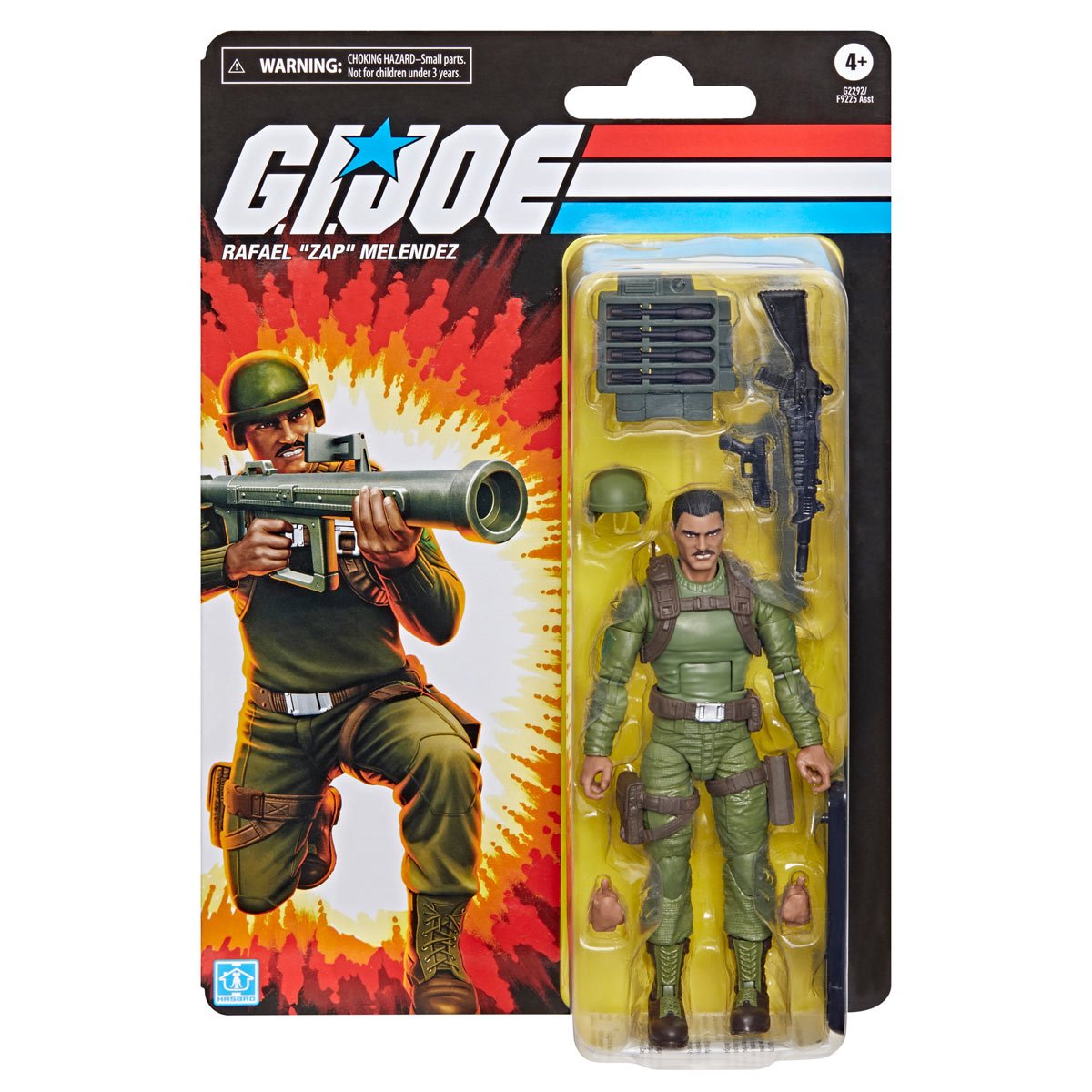 G.I. Joe Classified Series Retro Cardback Rafael Zap Melendez Action Figure