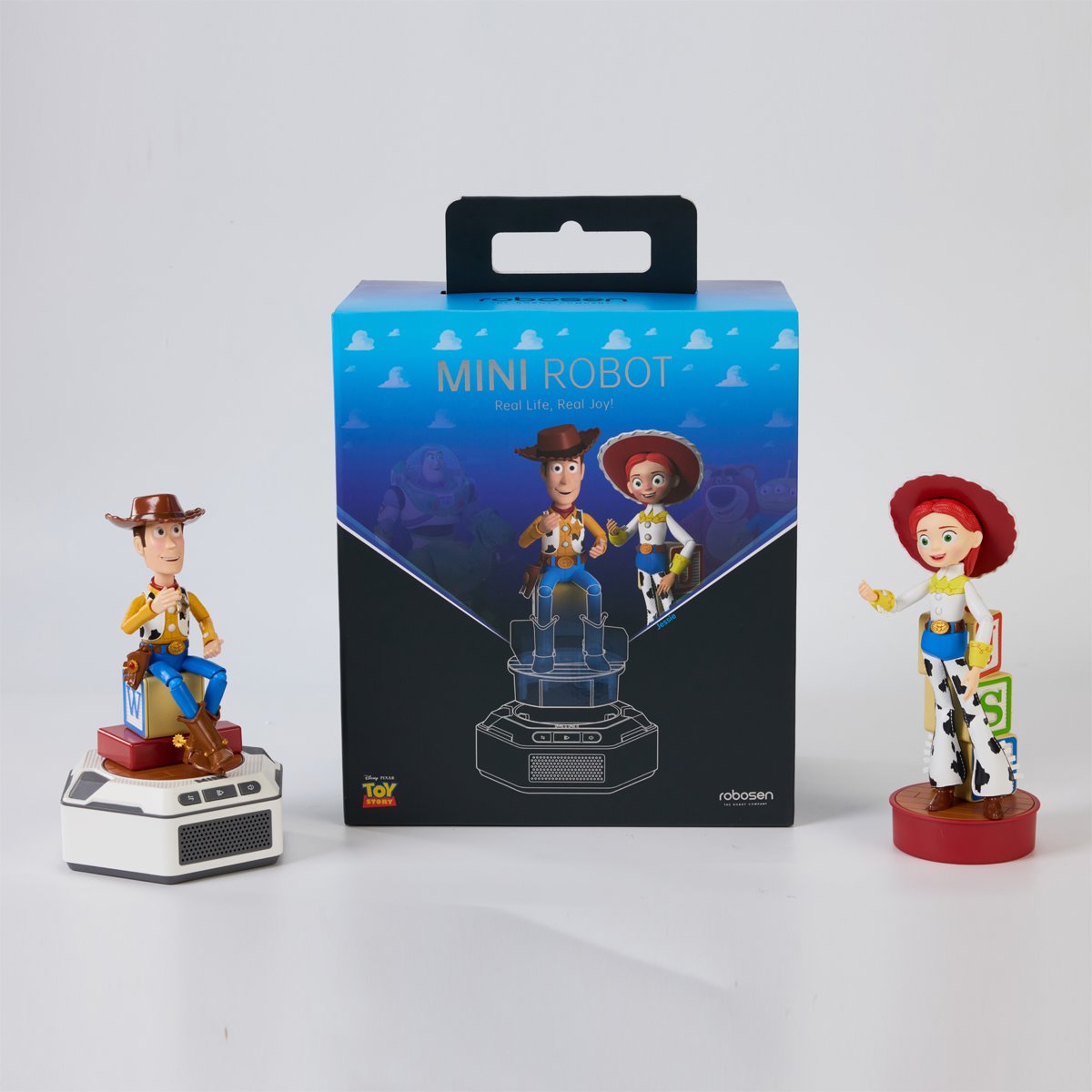 Toy Story Mini Robots Pals Pack Woody and Jessie Robots and Base by Robosen
