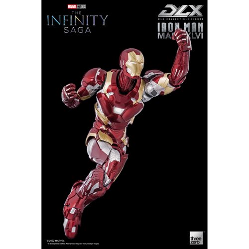 Avengers: Infinity Saga Iron Man Mark 46 DLX 1:12 Scale Action Figure By Threezero
