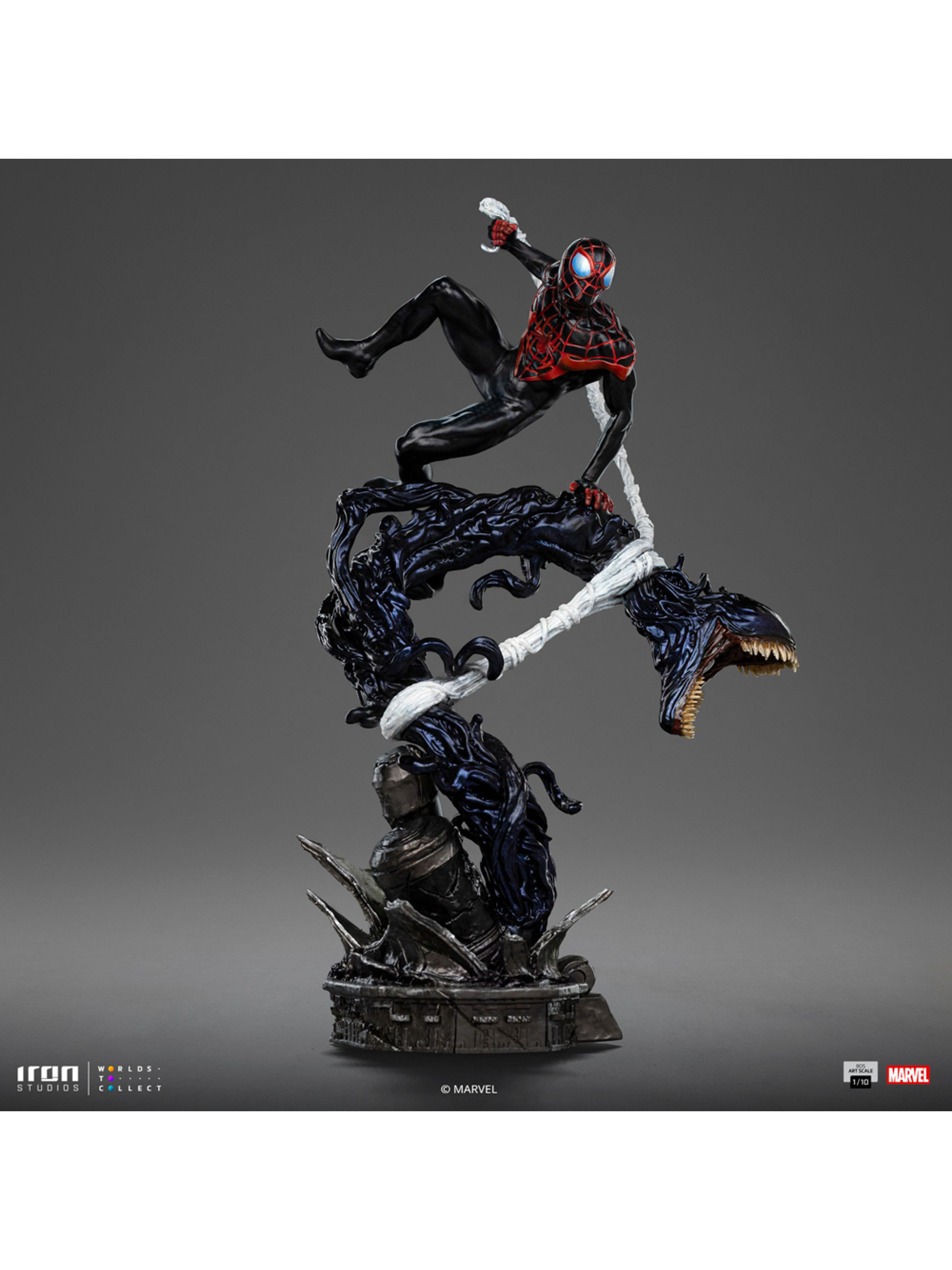 Miles Morales Statue by Iron Studios