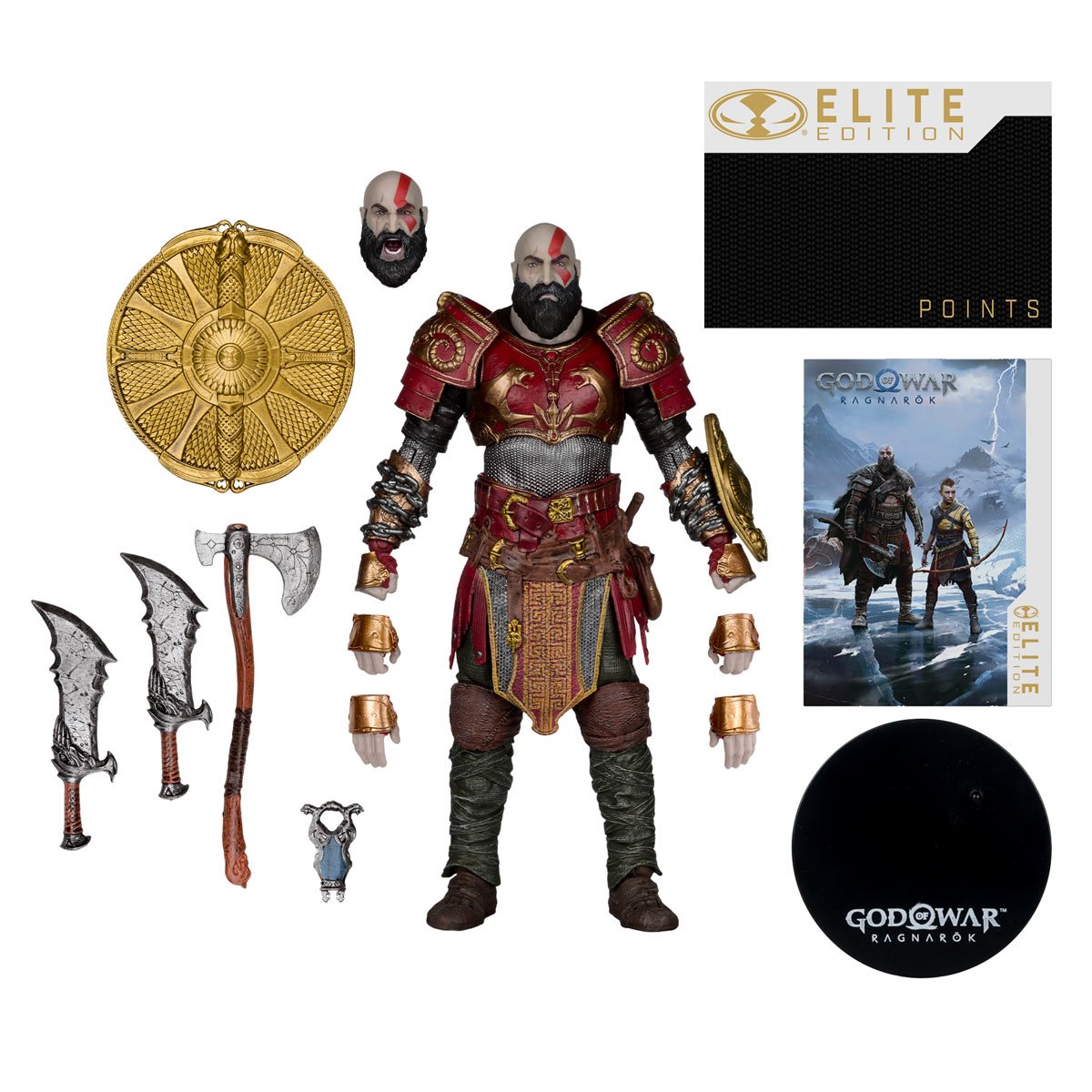 God of War Kratos with Ares Armor Action Figure By McFarlane