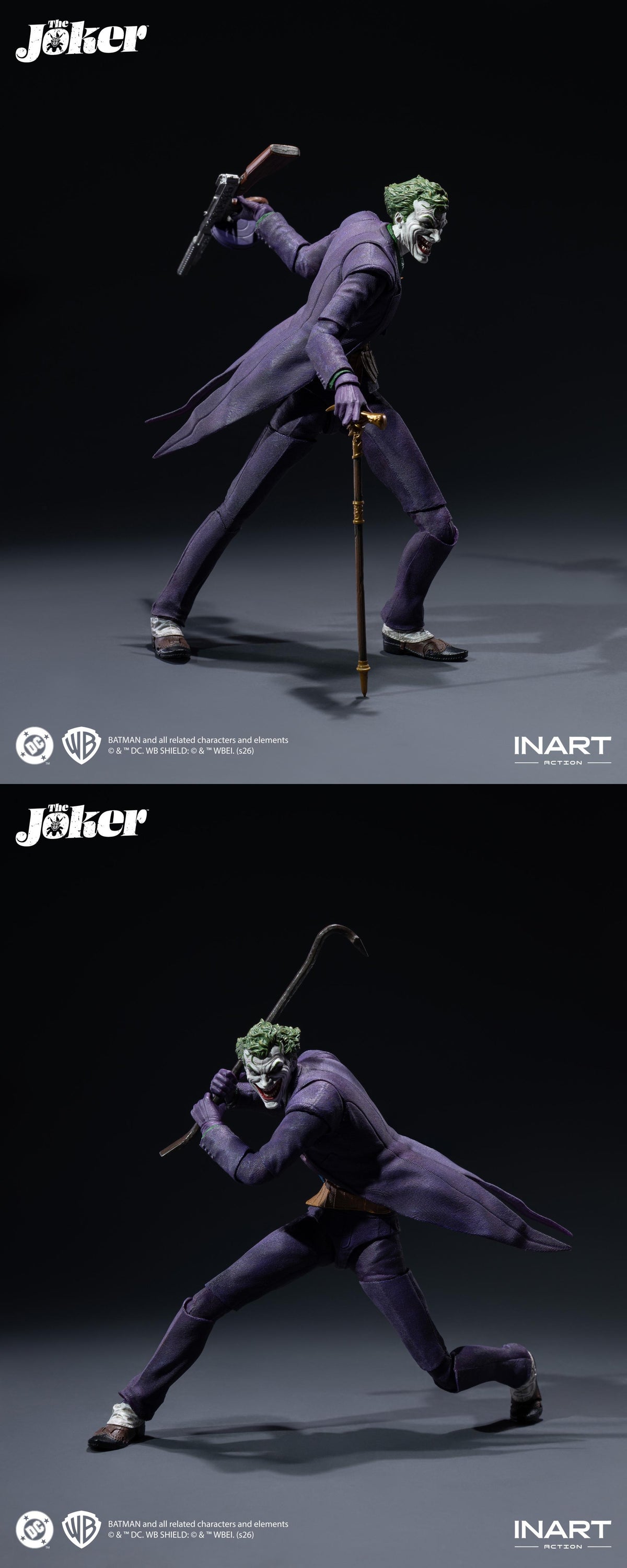 The Joker 1/12 Collectible Figure by Inart Action