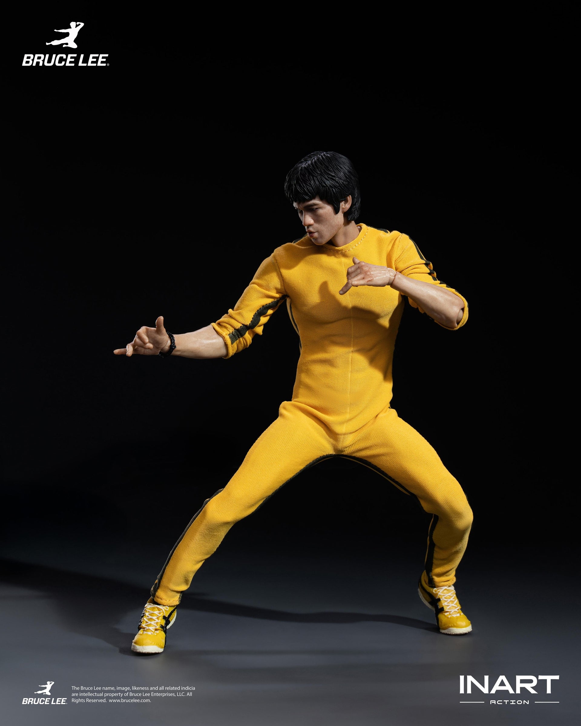 Bruce Lee (Yellow Jumpsuit) 1/12 Action Figure by INART Action