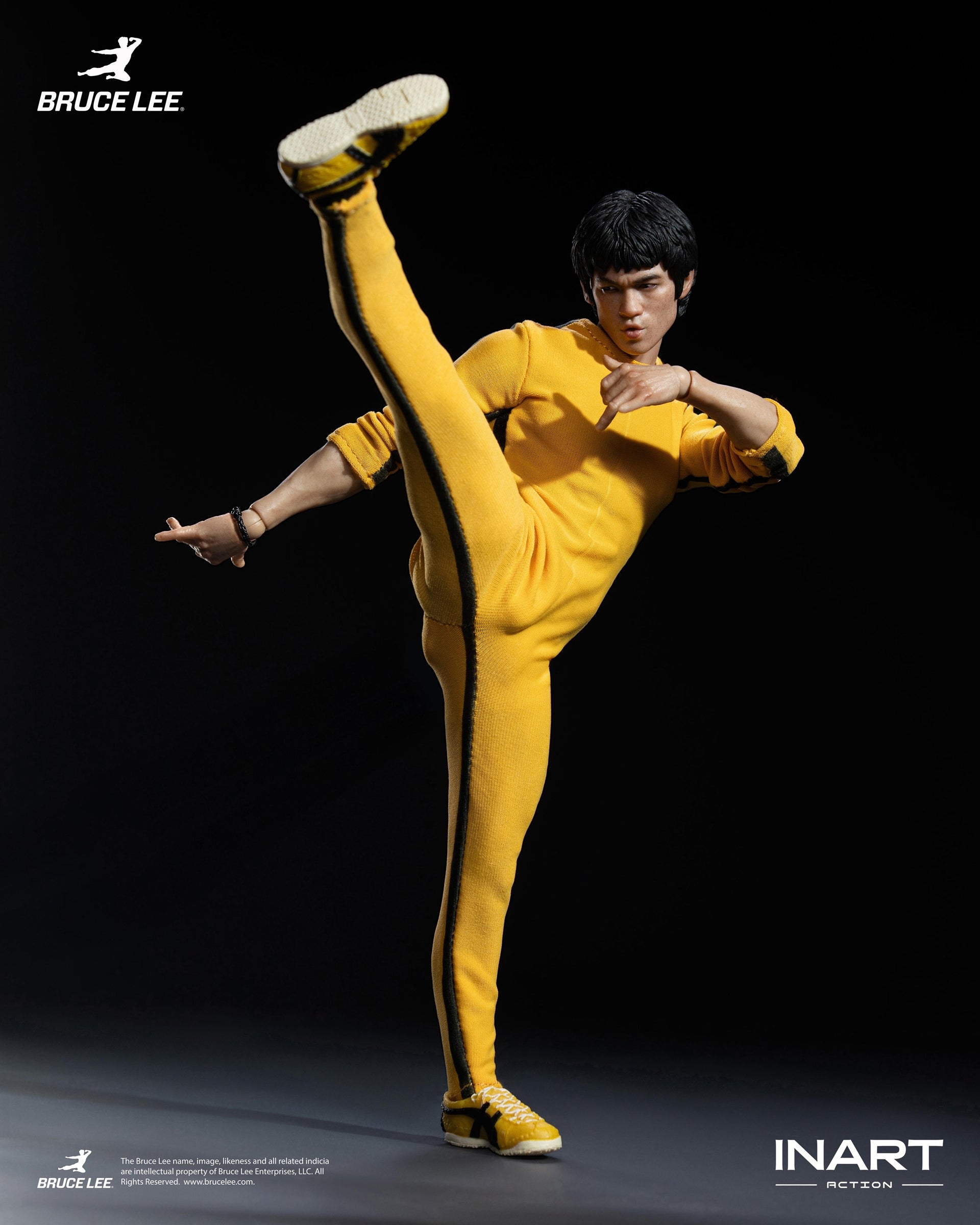 Bruce Lee (Yellow Jumpsuit) 1/12 Action Figure by INART Action