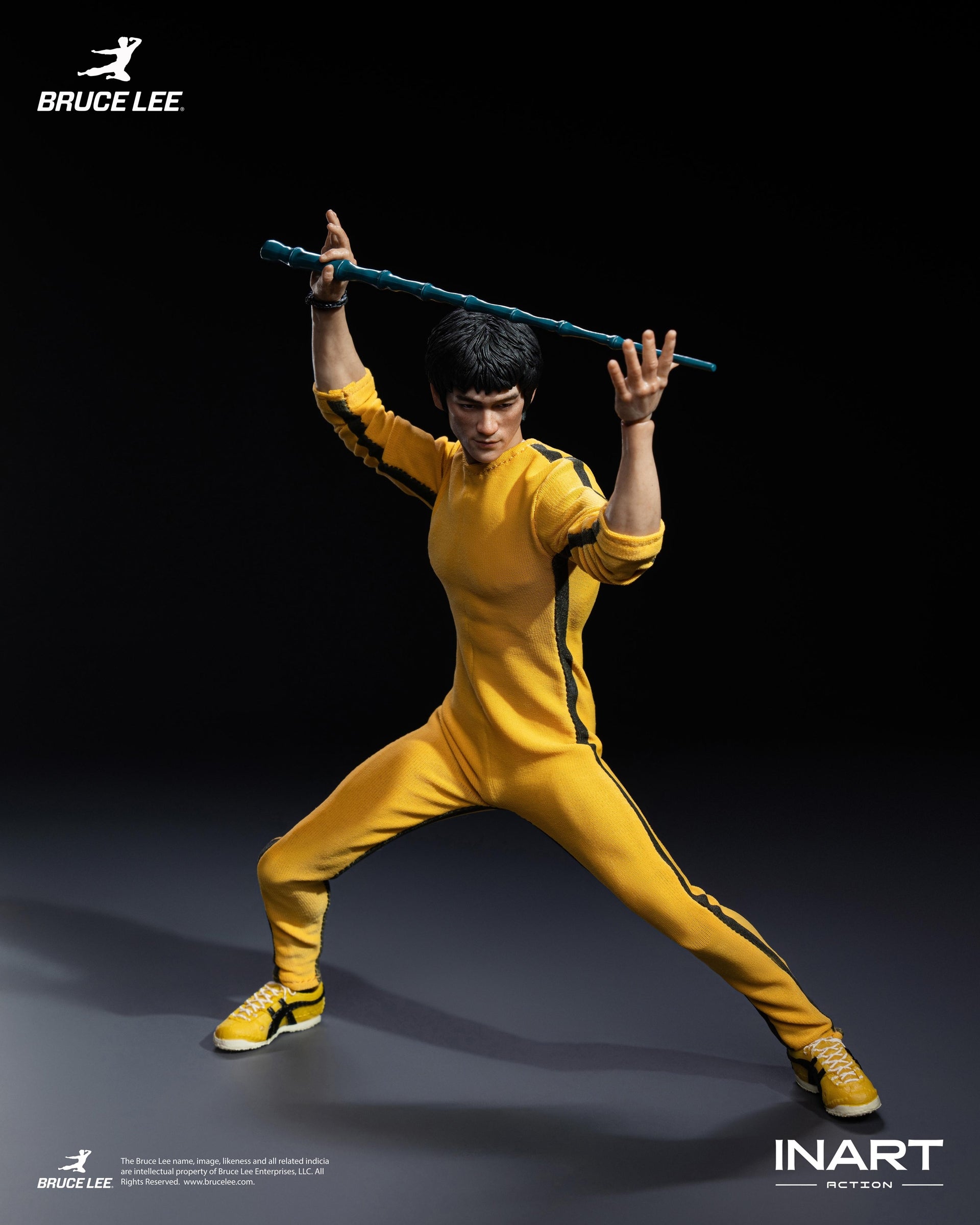 Bruce Lee (Yellow Jumpsuit) 1/12 Action Figure by INART Action