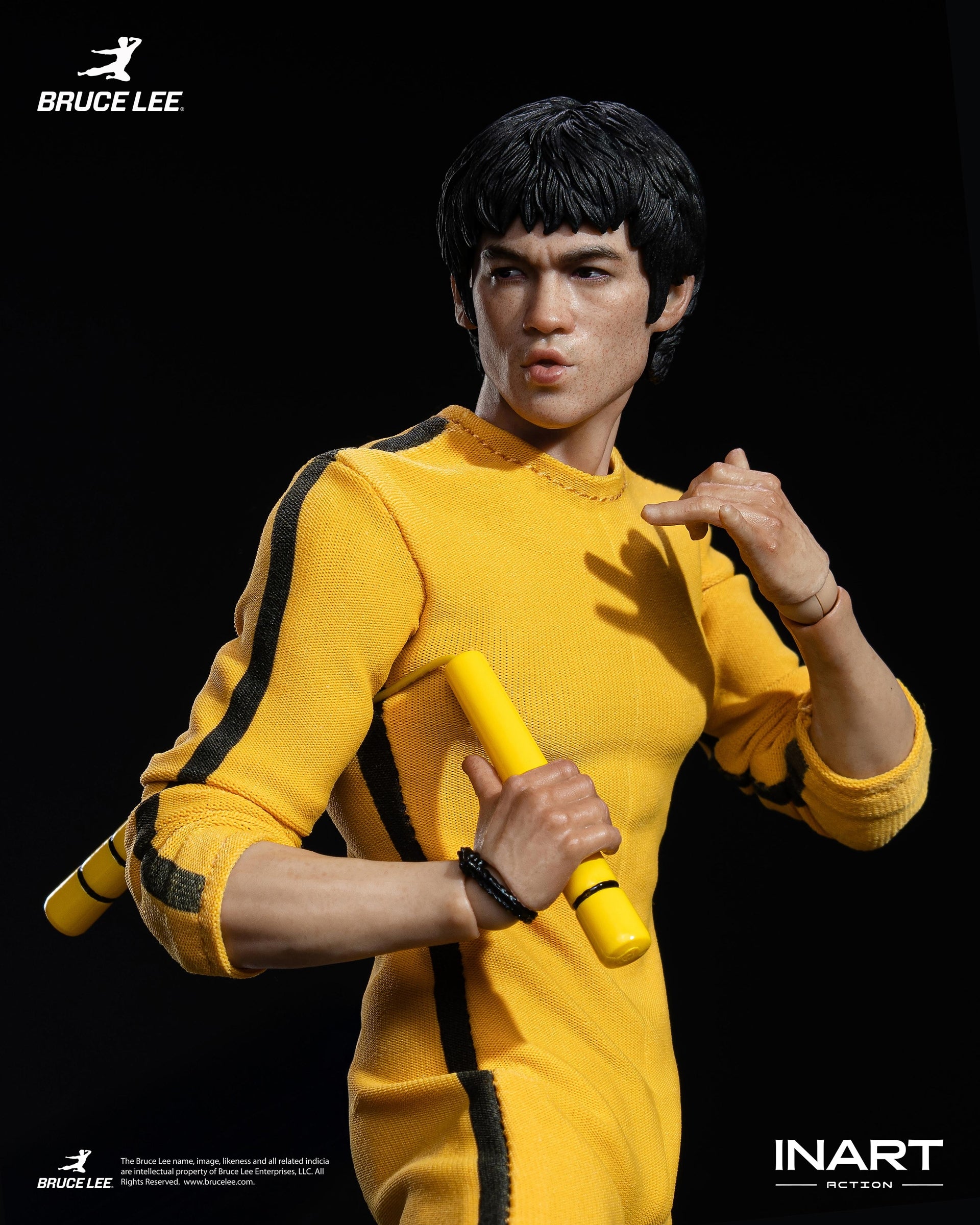 Bruce Lee (Yellow Jumpsuit) 1/12 Action Figure by INART Action