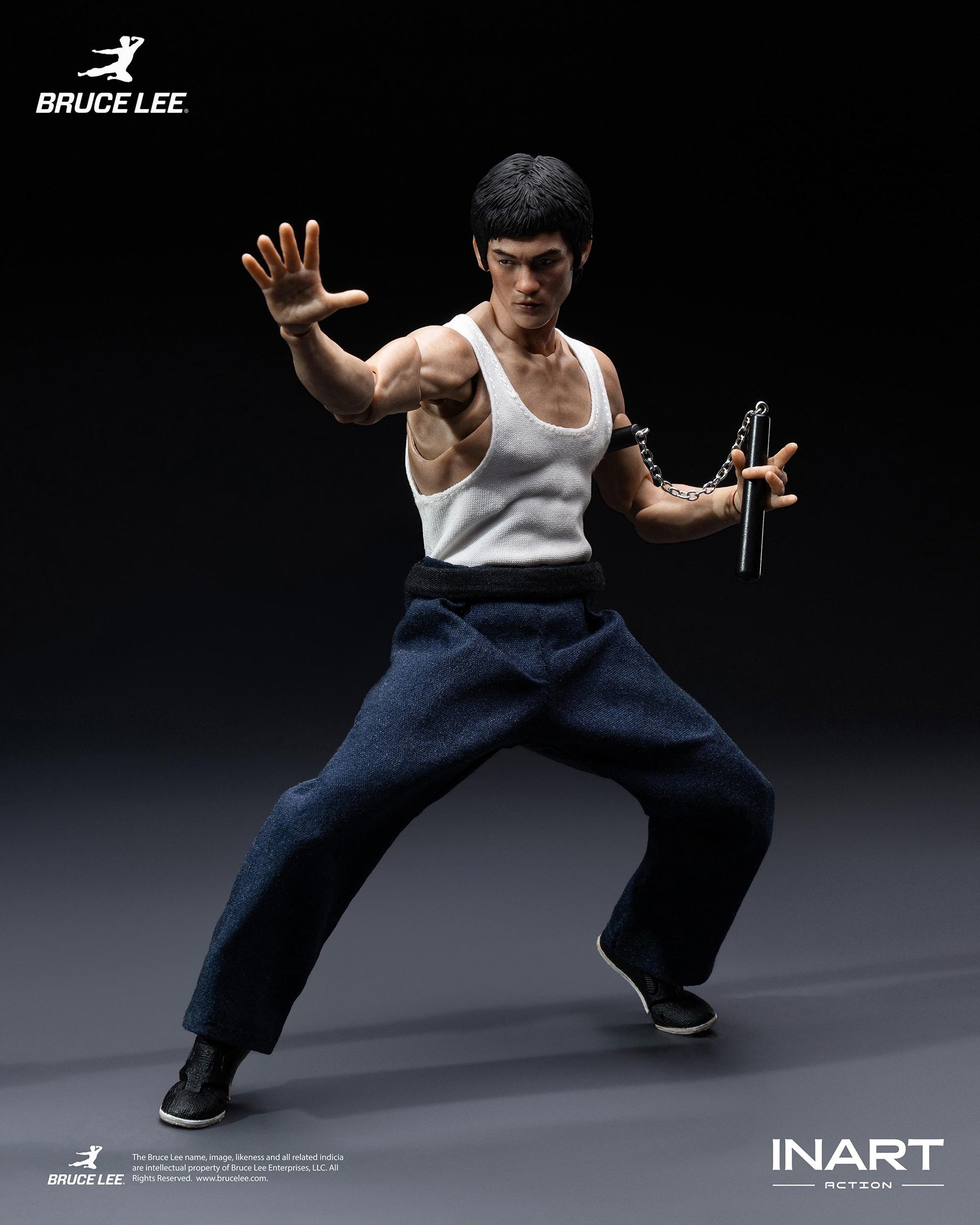Bruce Lee (Kungfu Outfit) 1/12 Action Figure by INART Action