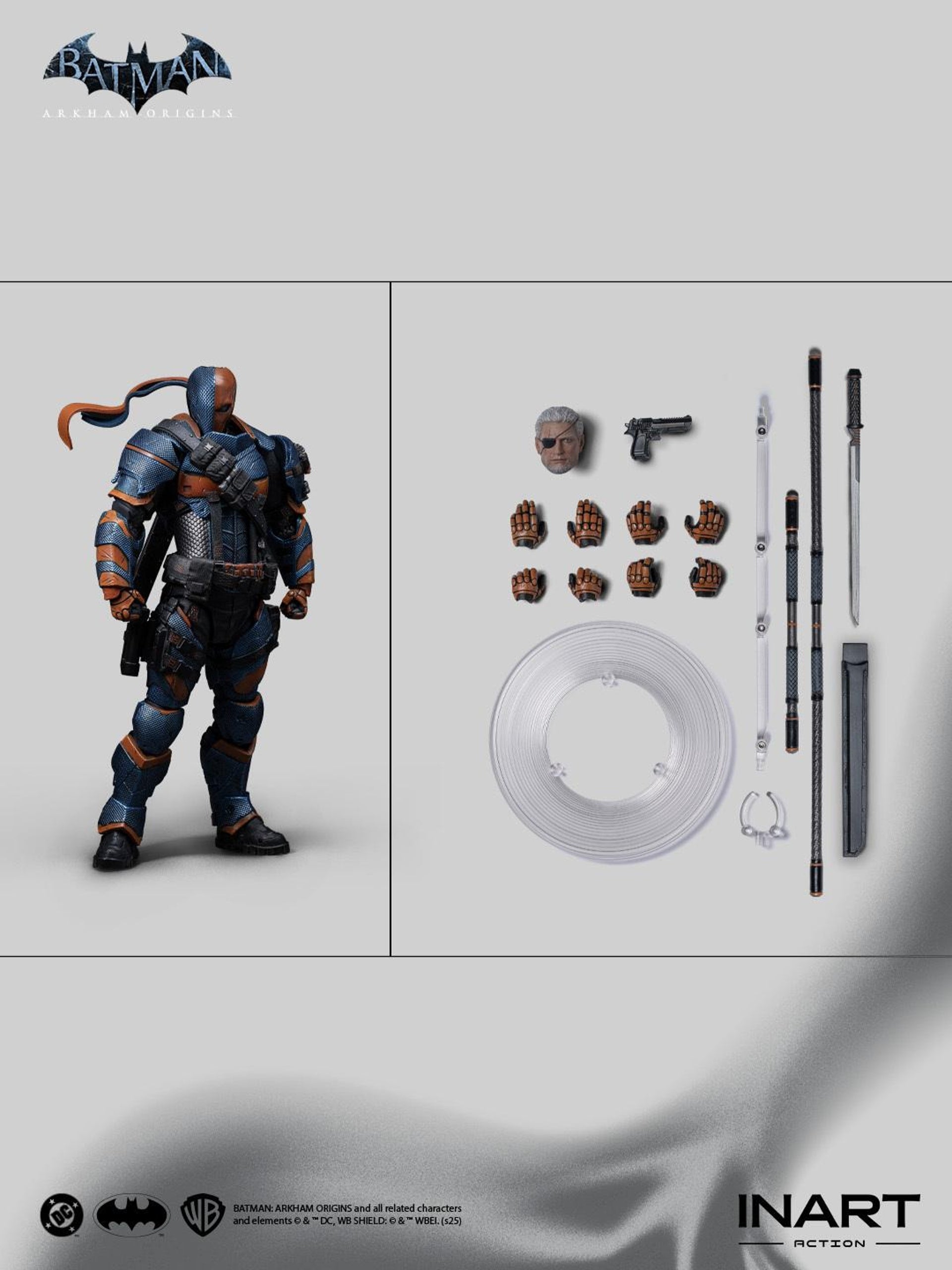 Batman: Arkham Origins Deathstroke 1/12 Scale Figure by Inart Action