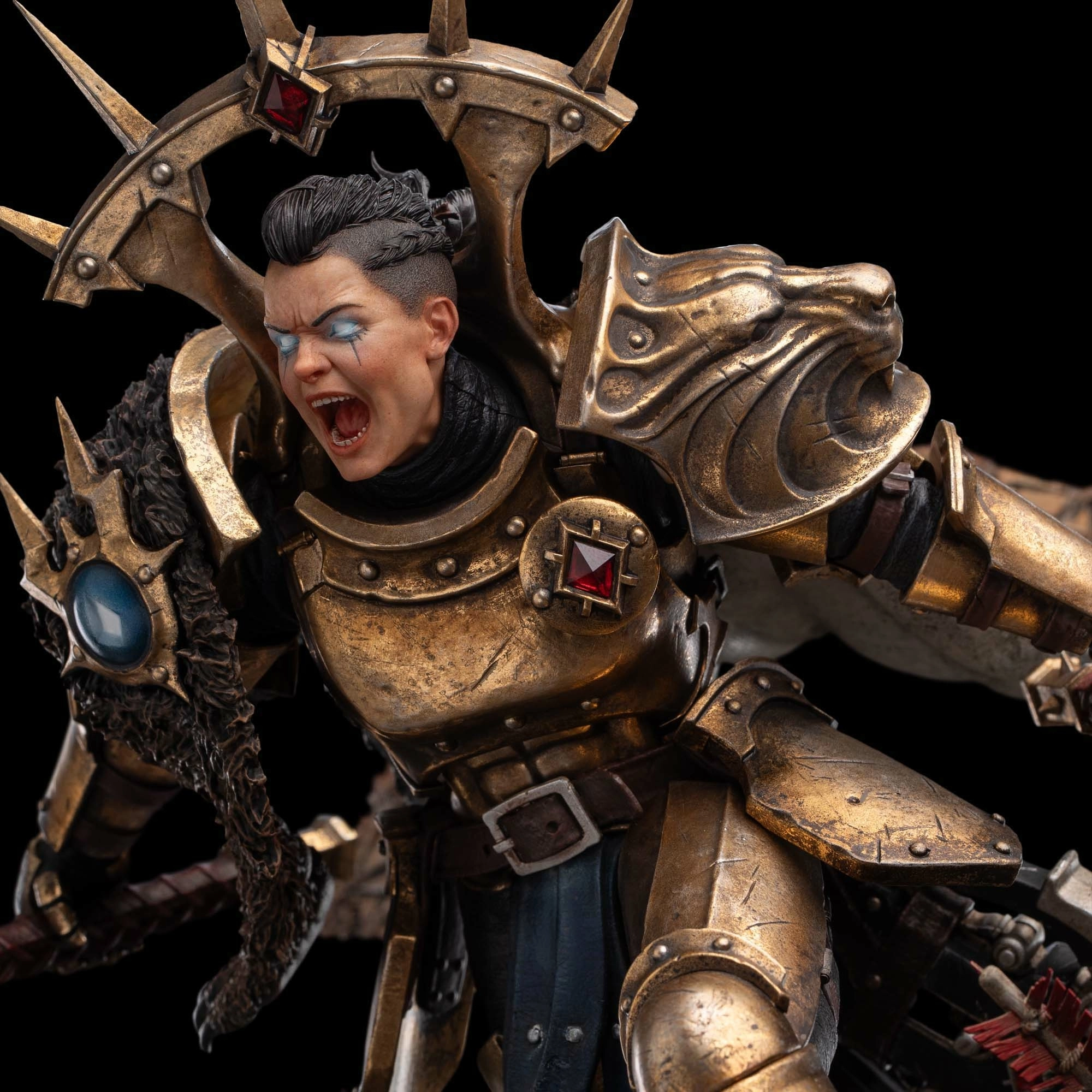 Warhammer Age of Sigmar Neave Blacktalon The God-King's Assassin Statue by Weta