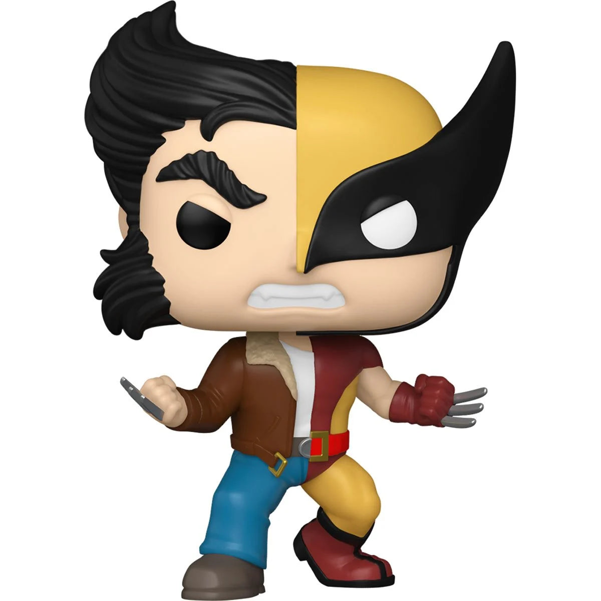 Marvel Comics Split Logan/Wolverine Funko Pop!