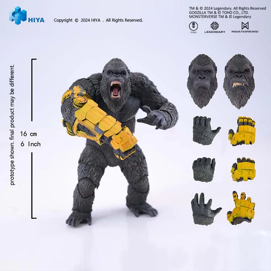 Godzilla x Kong The New Empire Exquisite Basic Kong Beast Glove Version By Hiya Toys