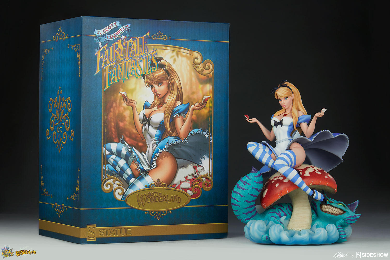 ALICE IN WONDERLAND Statues by Sideshow Collectibles