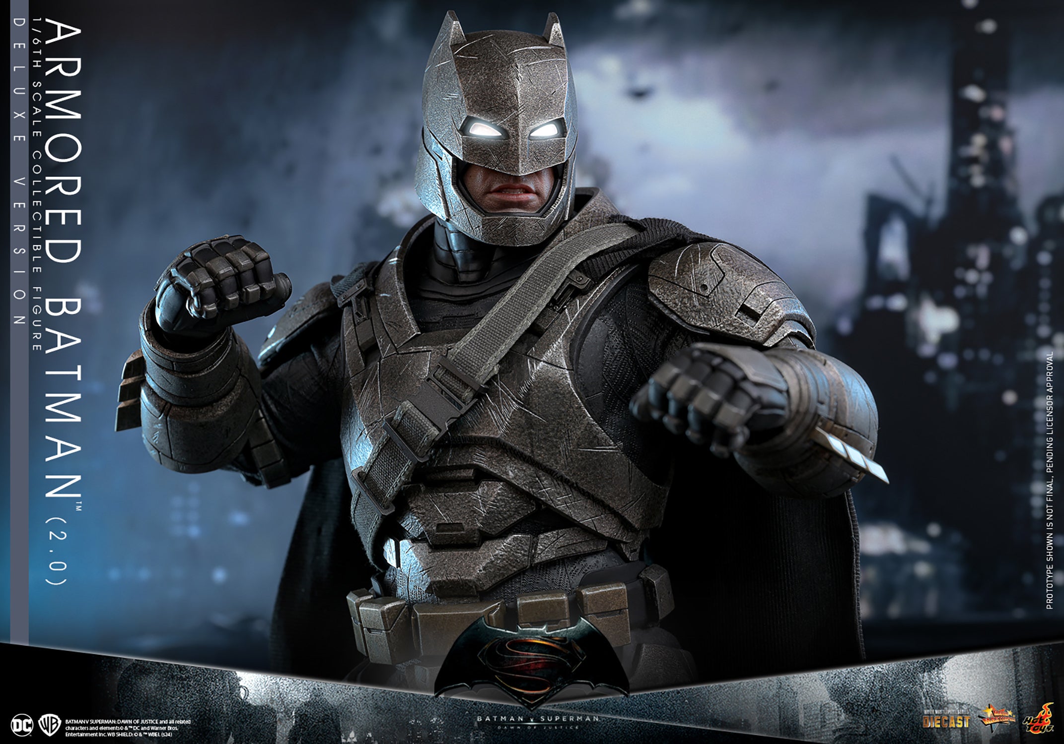 Armored Batman (2.0) (Deluxe Version) Figure by Hot Toys