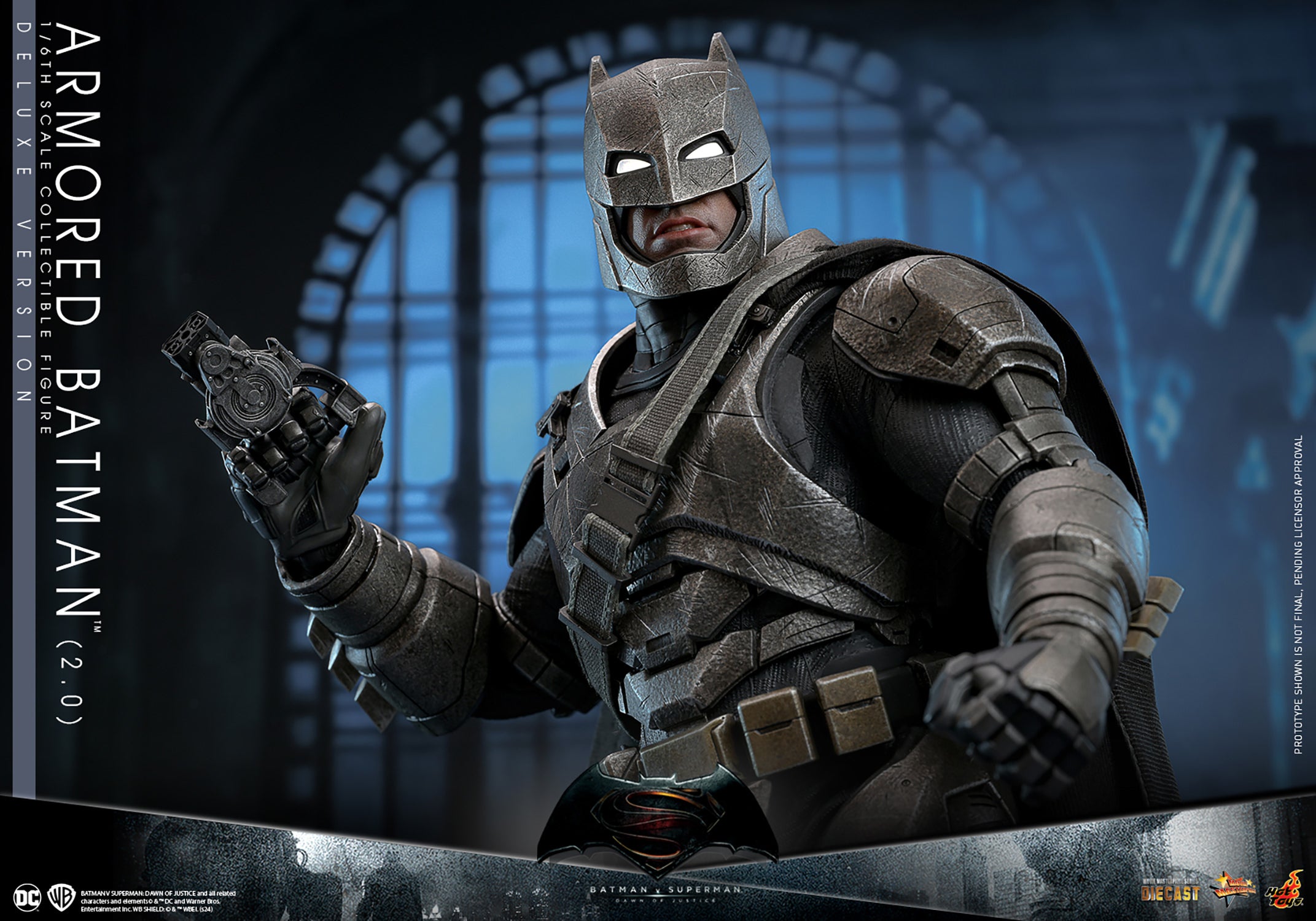 Armored Batman (2.0) (Deluxe Version) Figure by Hot Toys