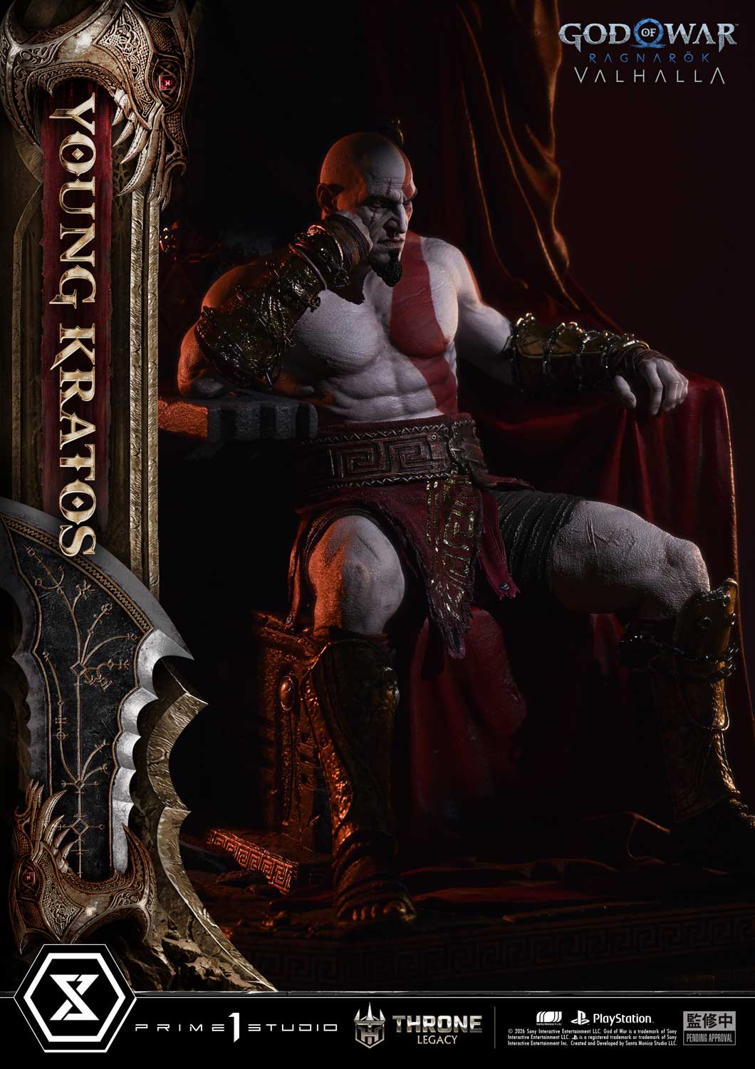 God of War: Ragnarok Young Kratos Bonus Version Statue