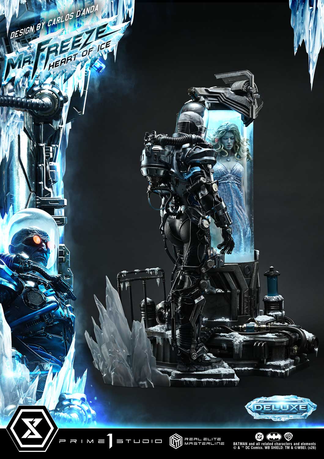 Mr. Freeze Heart of Ice (Design by Carlos D'Anda) DX Bonus Ver. 1/3 statue By Prime 1 Studio