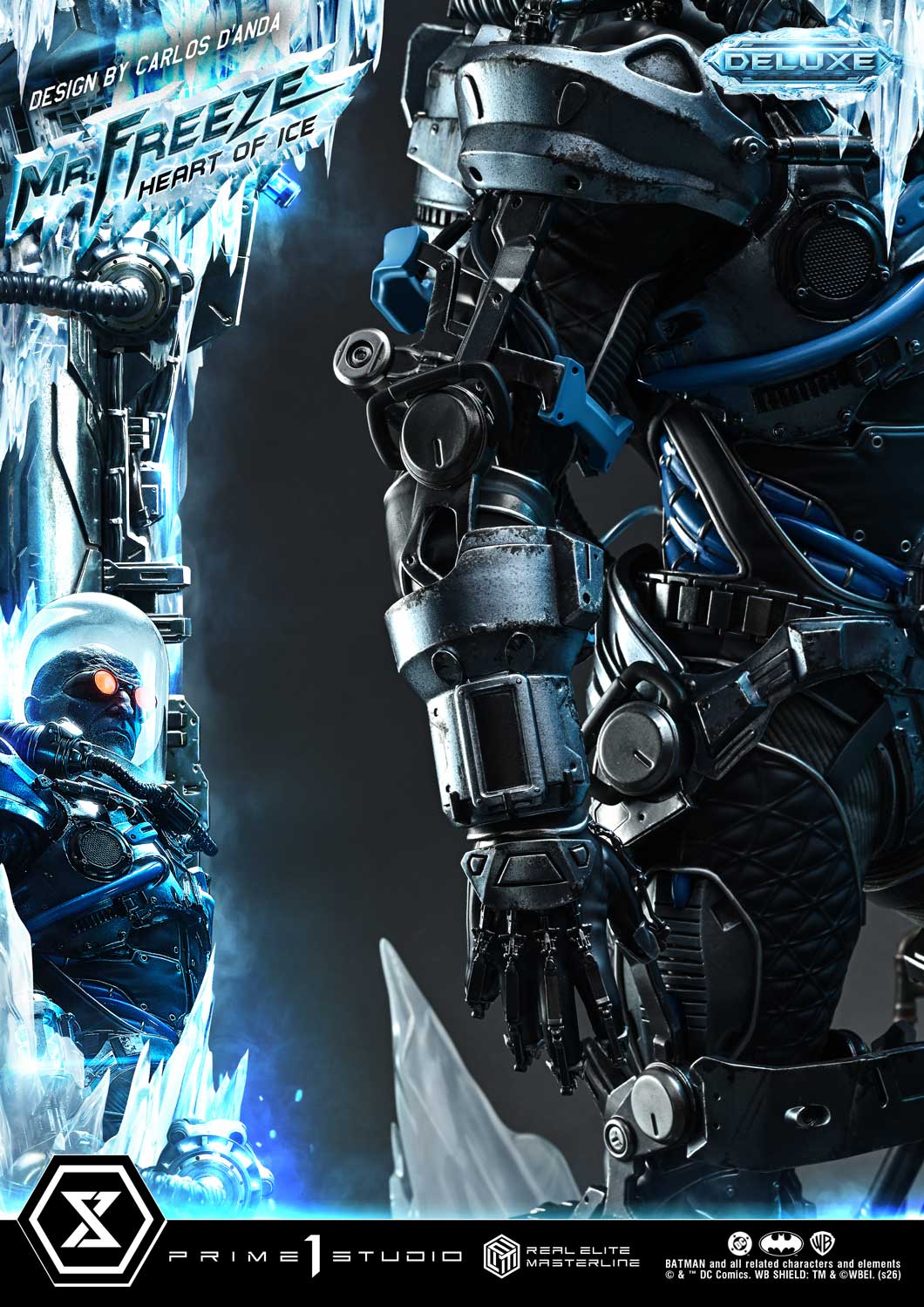 Mr. Freeze Heart of Ice (Design by Carlos D'Anda) DX Bonus Ver. 1/3 statue By Prime 1 Studio