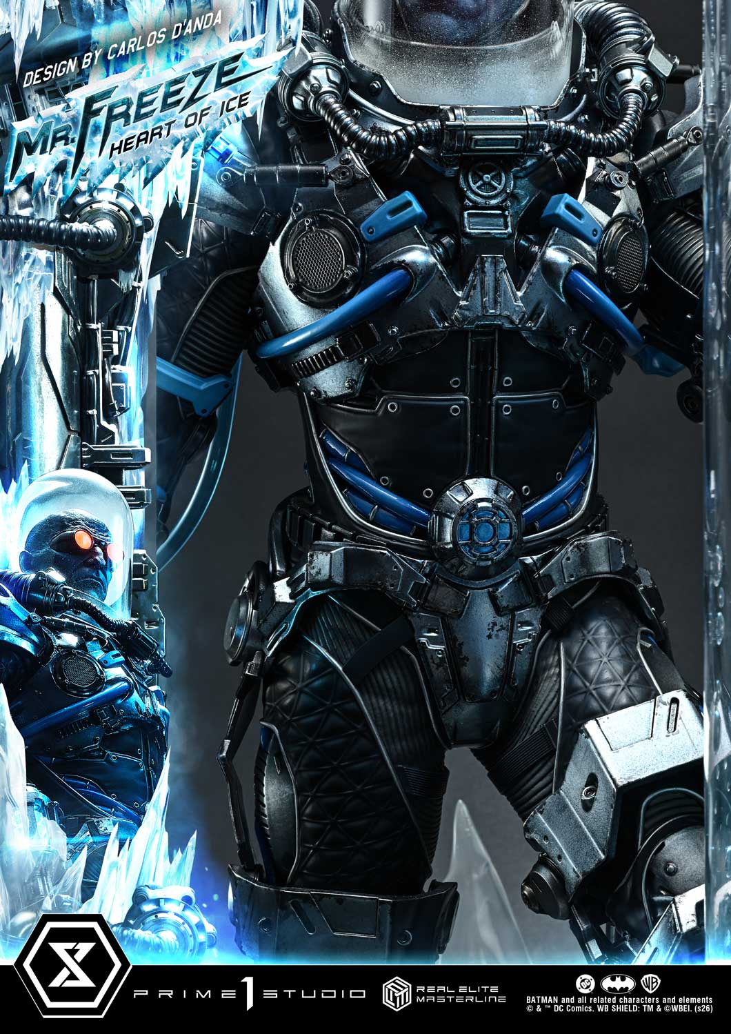 Mr. Freeze Heart of Ice (Design by Carlos D'Anda) DX Bonus Ver. 1/3 statue By Prime 1 Studio