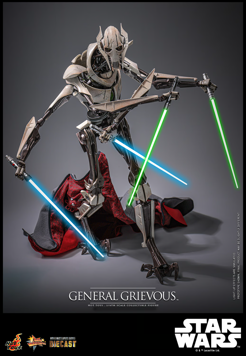 General Grievous Sixth Scale Figure by Hot Toys