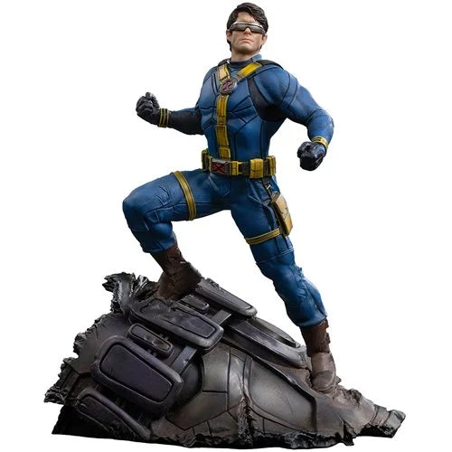 Avengers Doomsday Cyclops Battle Diorama Series Art Scale 1:10 Statue By Iron Studio
