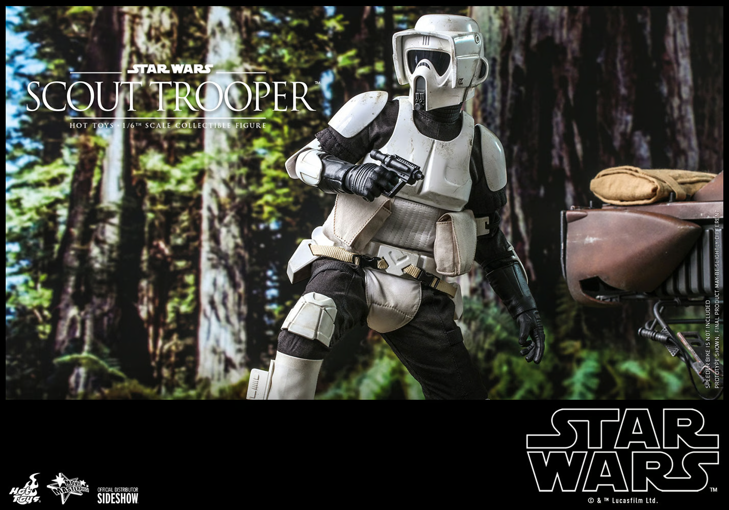 Scout Trooper Sixth Scale Figure by Hot Toys