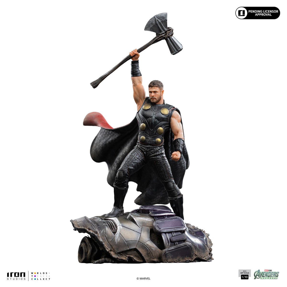 Avengers: Doomsday Thor Battle Diorama Series Art Scale 1:10 Statue By Iron Studio
