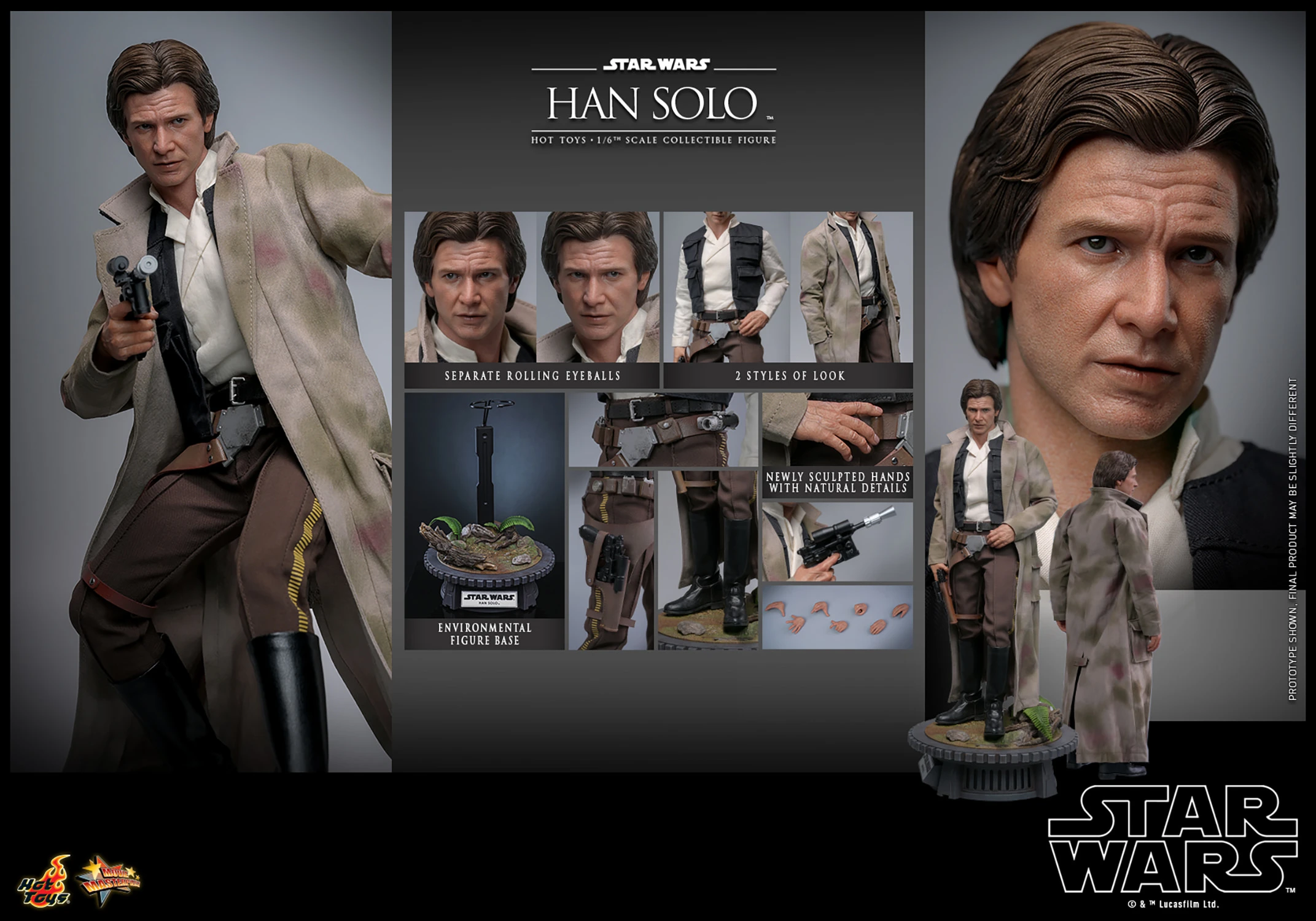 Han Solo Sixth Scale Figure by Hot Toys