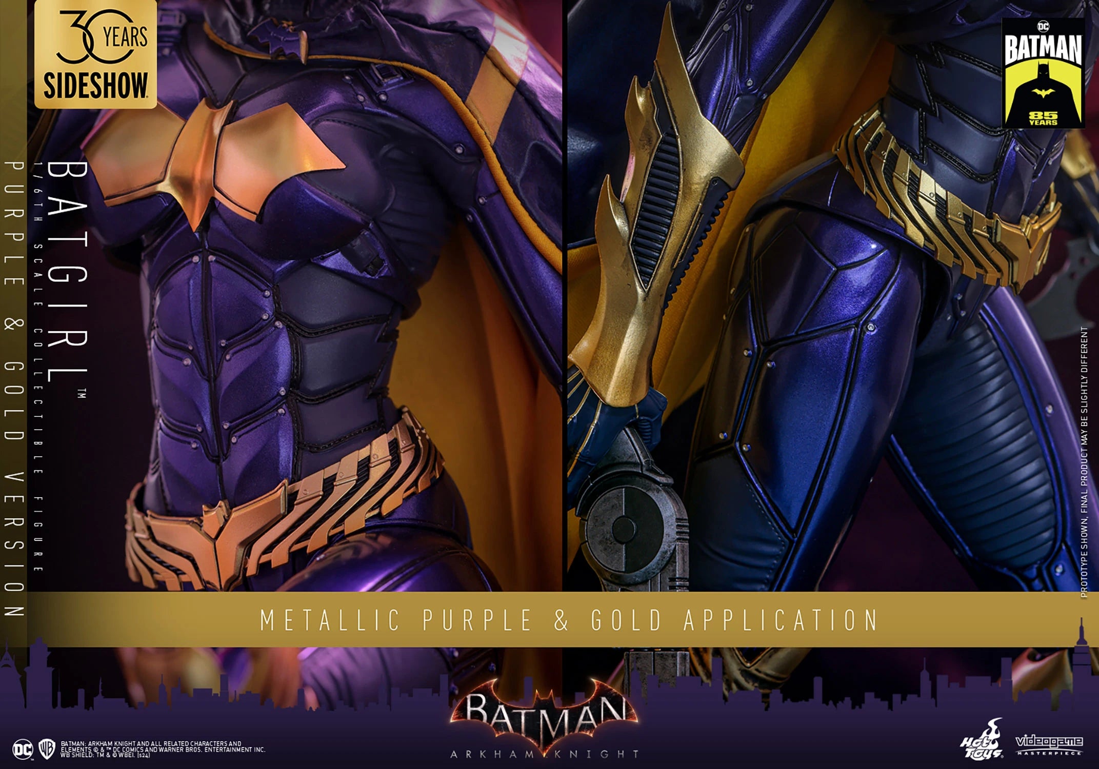 Batgirl (Purple and Gold Version) By Hot Toys