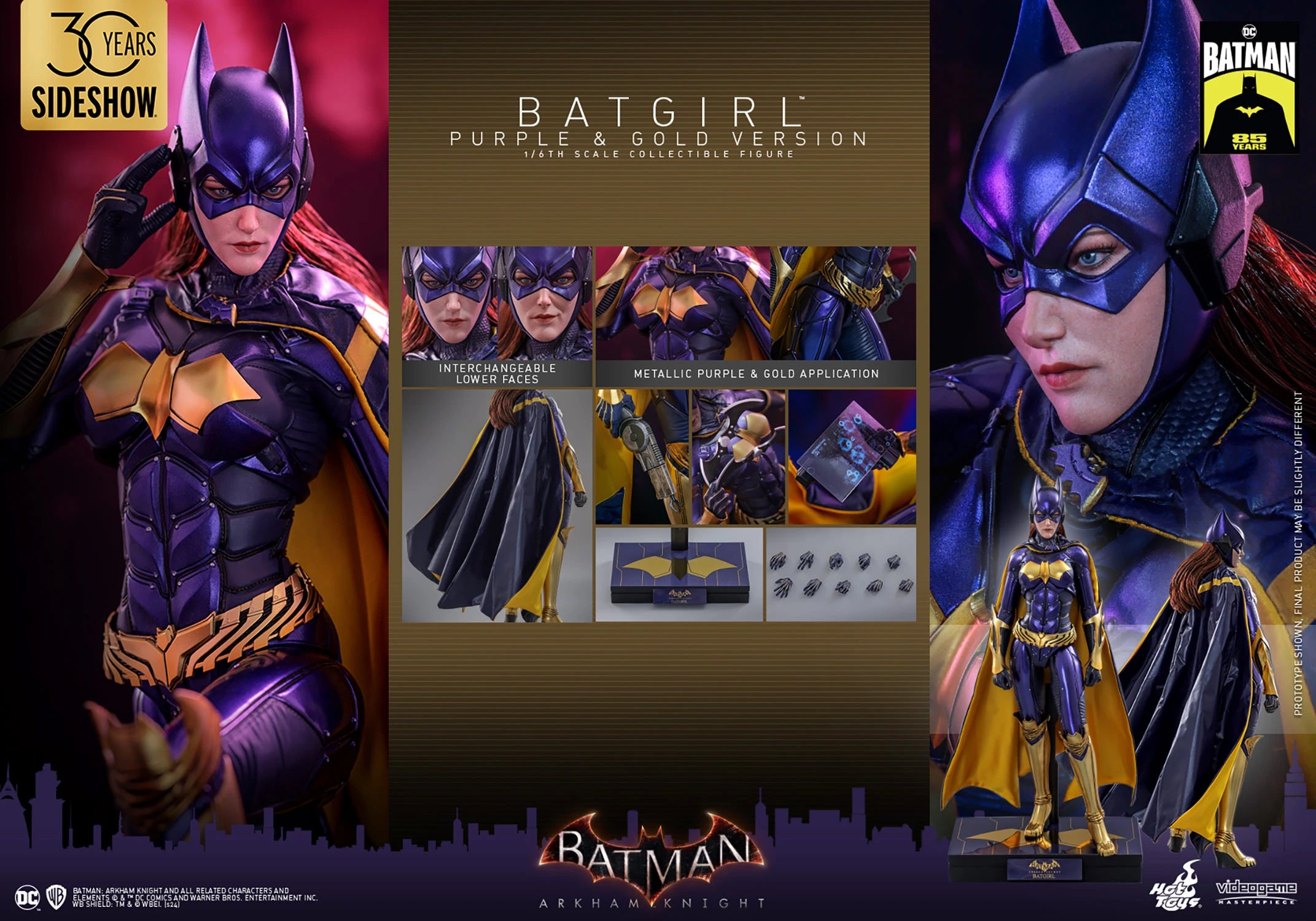 Batgirl (Purple and Gold Version) By Hot Toys