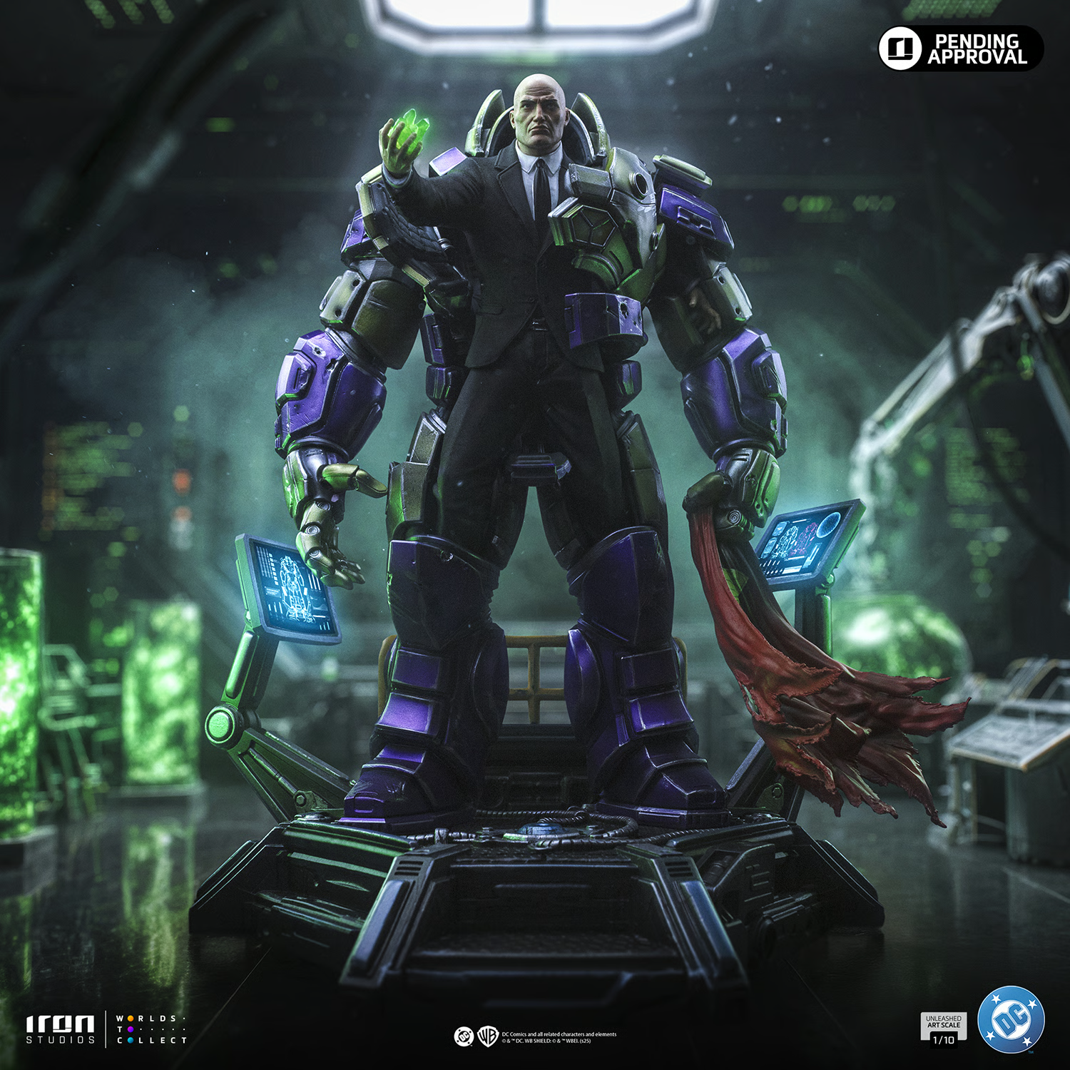 Lex Luthor Unleashed 1/10 Scale Statue by Iron Studios